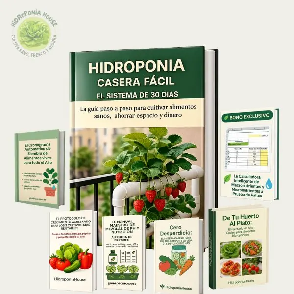 Ebook Hidroponía Casera Fácil con sus 6 bonos